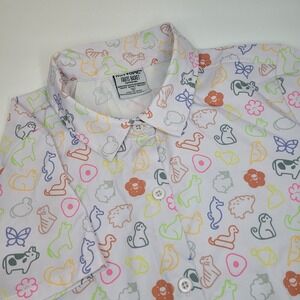 Hot Topic Fruits Basket Button Up Shirt Women's XS Anime Natsuki Takaya Zodiac